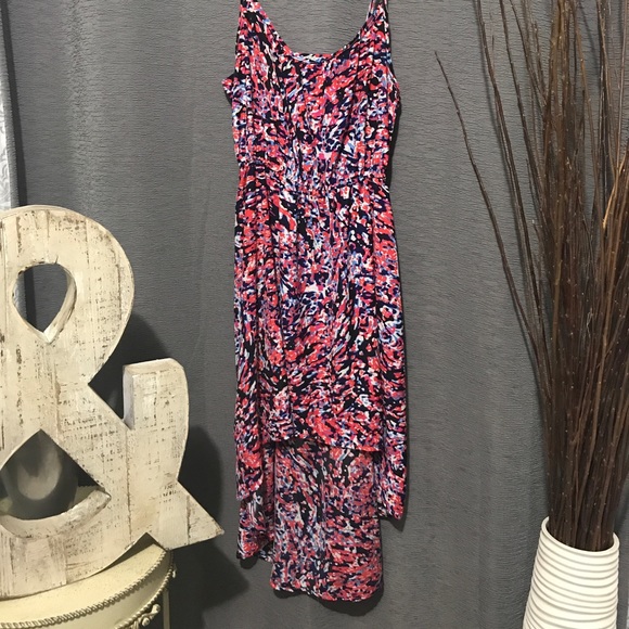 white high low sundress